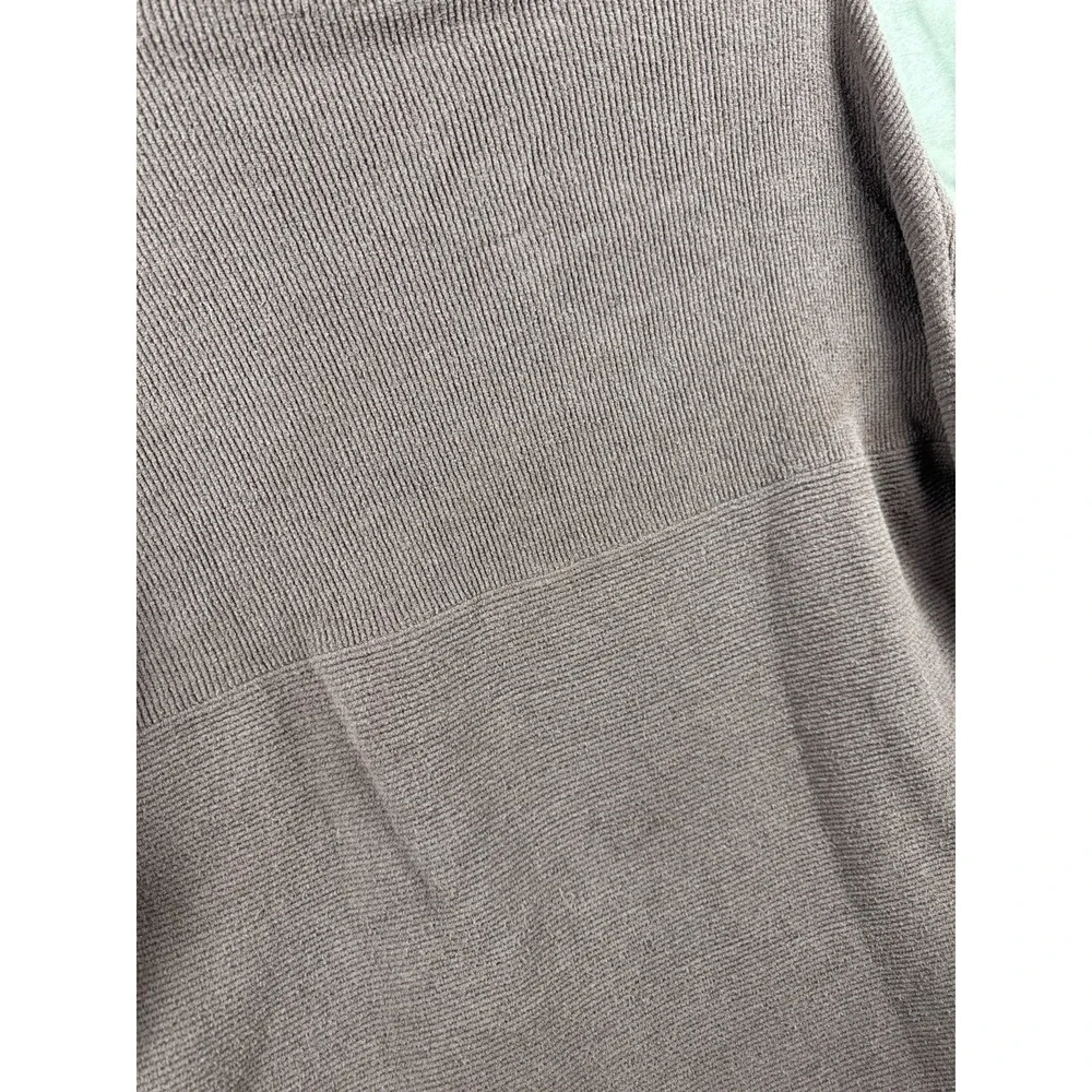 Free People Ottoman Slouchy Tunic Top Sweatshirt Womens Medium Nutmeg‎ Brown
